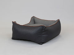 Hythe Orthopaedic Walled Dog Bed - Charcoal/Ash, Medium