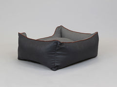 Hythe Orthopaedic Walled Dog Bed - Charcoal/Ash, Medium