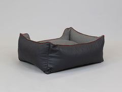 Hythe Orthopaedic Walled Dog Bed - Charcoal/Ash, Medium