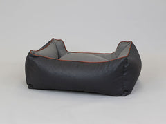 Hythe Orthopaedic Walled Dog Bed - Charcoal/Ash, Medium