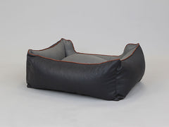 Hythe Orthopaedic Walled Dog Bed - Charcoal/Ash, Medium