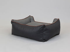 Hythe Orthopaedic Walled Dog Bed - Charcoal/Ash, Medium