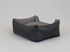 Hythe Orthopaedic Walled Dog Bed - Charcoal/Ash, Medium