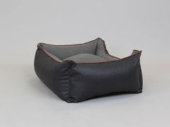 Hythe Orthopaedic Walled Dog Bed - Charcoal/Ash, Medium