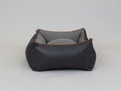 Hythe Orthopaedic Walled Dog Bed - Charcoal/Ash, Medium