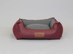 Hythe Orthopaedic Walled Dog Bed - Chianti/Ash Medium