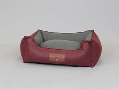 Hythe Orthopaedic Walled Dog Bed - Chianti/Ash Medium