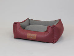 Hythe Orthopaedic Walled Dog Bed - Chianti/Ash Medium