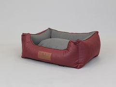 Hythe Orthopaedic Walled Dog Bed - Chianti/Ash Medium