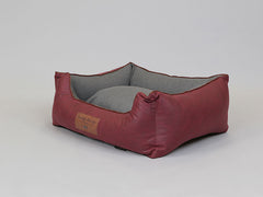 Hythe Orthopaedic Walled Dog Bed - Chianti/Ash Medium