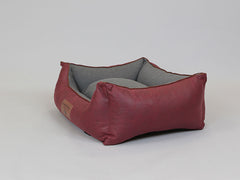 Hythe Orthopaedic Walled Dog Bed - Chianti/Ash Medium