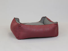 Hythe Orthopaedic Walled Dog Bed - Chianti/Ash Medium