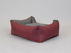 Hythe Orthopaedic Walled Dog Bed - Chianti/Ash Medium