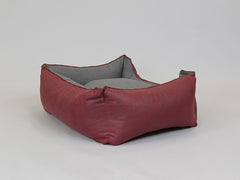 Hythe Orthopaedic Walled Dog Bed - Chianti/Ash Medium