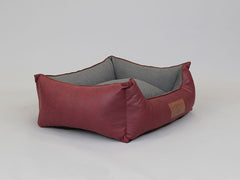 Hythe Orthopaedic Walled Dog Bed - Chianti/Ash Medium