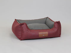 Hythe Orthopaedic Walled Dog Bed - Chianti/Ash Medium