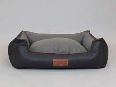 Hythe Orthopaedic Walled Dog Bed - Charcoal/Ash, X-Large