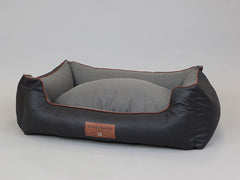 Hythe Orthopaedic Walled Dog Bed - Charcoal/Ash, X-Large