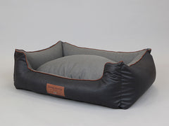 Hythe Orthopaedic Walled Dog Bed - Charcoal/Ash, X-Large