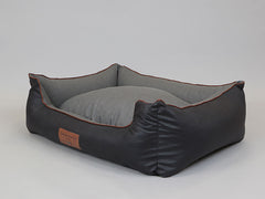 Hythe Orthopaedic Walled Dog Bed - Charcoal/Ash, X-Large