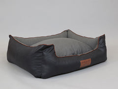 Hythe Orthopaedic Walled Dog Bed - Charcoal/Ash, X-Large