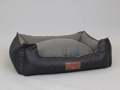 Hythe Orthopaedic Walled Dog Bed - Charcoal/Ash, X-Large