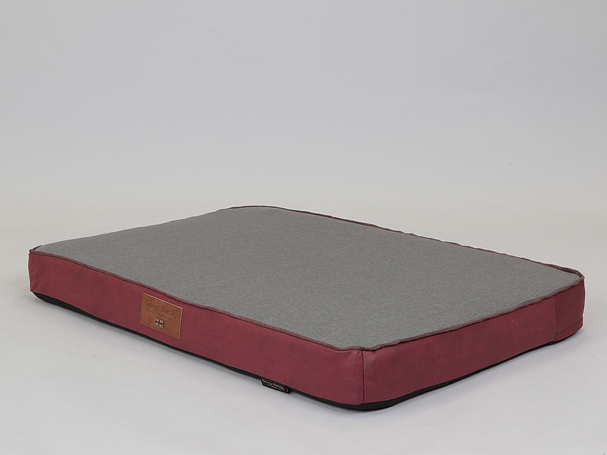 Hythe Dog Mattress for Large Dogs | Chianti / Ash Colour