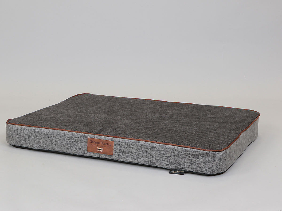 Hythe Dog Mattress for Large Dogs | Silver Tarnish colour