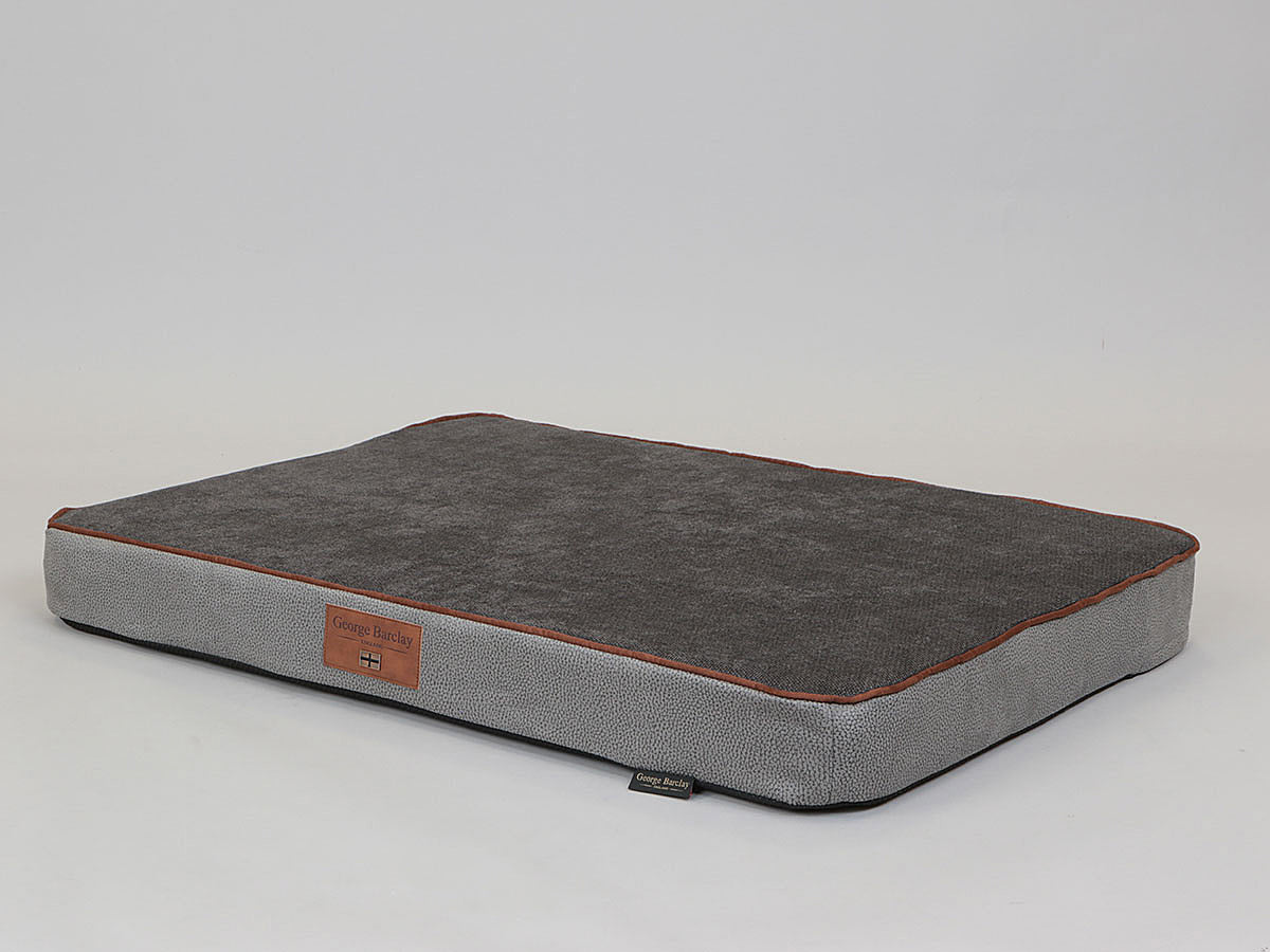 Hythe Dog Mattress for Large Dogs | Silver Tarnish colour