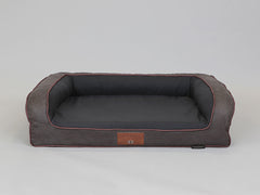 Hythe Dog Sofa Bed - Smoked Peat, Large