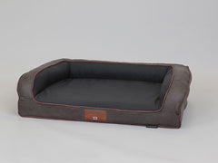 Hythe Dog Sofa Bed - Smoked Peat, Large