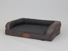 Hythe Dog Sofa Bed - Smoked Peat, Large