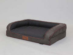 Hythe Dog Sofa Bed - Smoked Peat, Large