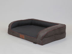 Hythe Dog Sofa Bed - Smoked Peat, Large