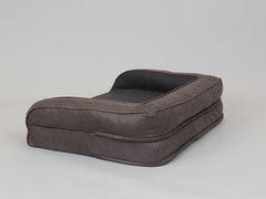 Hythe Dog Sofa Bed - Smoked Peat, Large