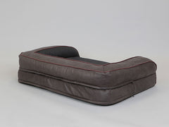 Hythe Dog Sofa Bed - Smoked Peat, Large