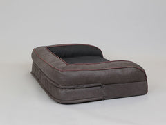 Hythe Dog Sofa Bed - Smoked Peat, Large