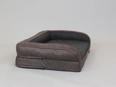 Hythe Dog Sofa Bed - Smoked Peat, Large