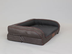 Hythe Dog Sofa Bed - Smoked Peat, Large