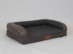 Hythe Dog Sofa Bed - Smoked Peat, Large