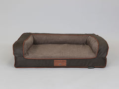 Hythe Dog Sofa Bed - Cocoa Brown, Medium