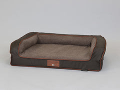 Hythe Dog Sofa Bed - Cocoa Brown, Medium