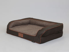 Hythe Dog Sofa Bed - Cocoa Brown, Medium