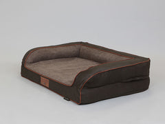 Hythe Dog Sofa Bed - Cocoa Brown, Medium