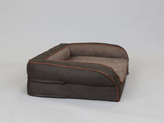 Hythe Dog Sofa Bed - Cocoa Brown, Medium