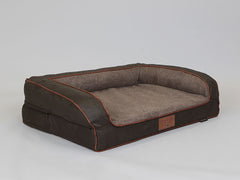 Hythe Dog Sofa Bed - Cocoa Brown, Medium