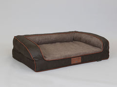 Hythe Dog Sofa Bed - Cocoa Brown, Medium