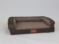 Hythe Dog Sofa Bed - Cocoa Brown, Medium