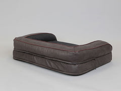 Hythe Dog Sofa Bed - Smoked Peat, Medium