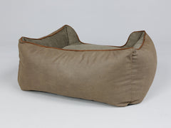 Exbury Orthopaedic Walled Dog Bed - Latte, Small